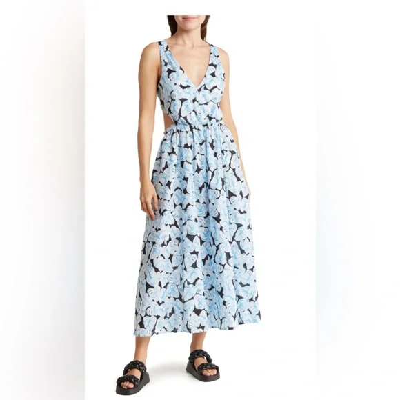 Lulumahu Dress stitchdrop size medium color Seaclusion - Picture 1 of 5